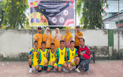TIM TAKRAW MTsN 1 KEPULAUAN SELAYAR SUKSES  RAIH JUARA PERTAMA DI HARI OLAHRAGA NASIONAL 2024